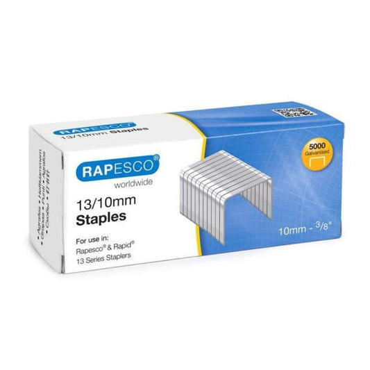 Rapesco 13/10mm Staples Chisel Point (Pack of 5000) S13100Z3