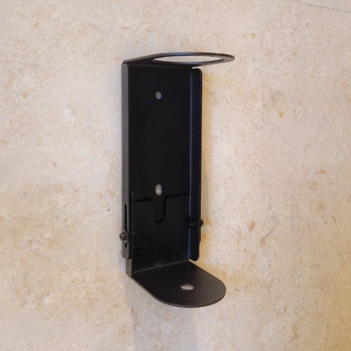 Soap2O Wall Brackets for 500ml Bottles Black Pack of 2 S2OWB-BLK