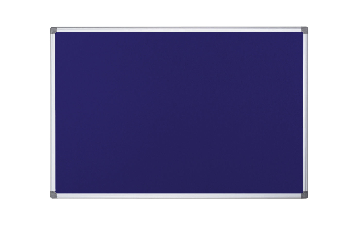Bi-Office Maya Fire Retardant Blue Felt Noticeboard Aluminium Frame 1200x900mm - SA0501170