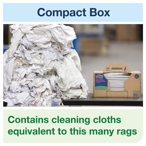 Tork Heavy-Duty Cleaning Cloth Blue (Pack of 120) 530276