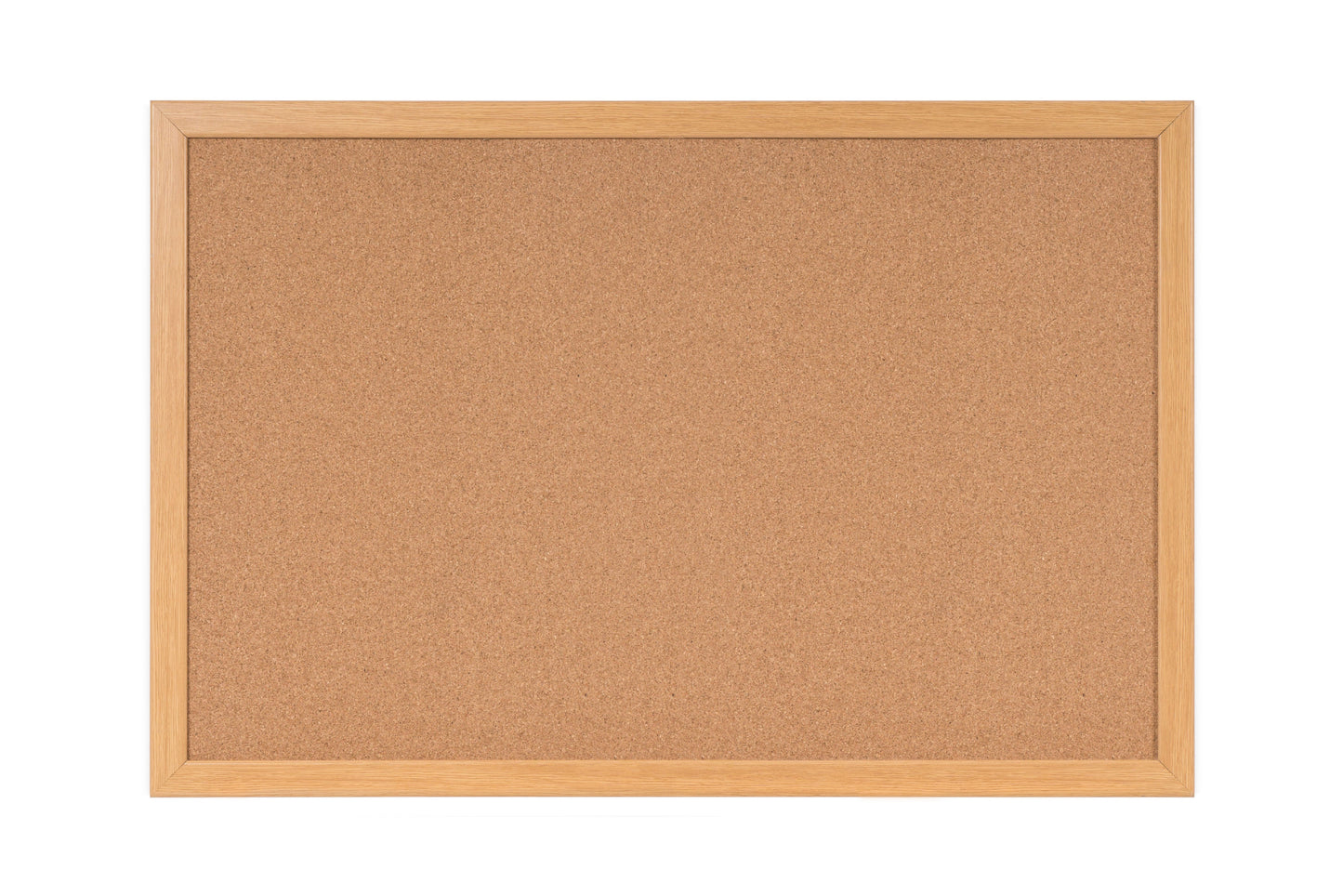 Bi-Office Earth Cork Noticeboard with Oak Finish Frame 1800x1200mm REC8501233
