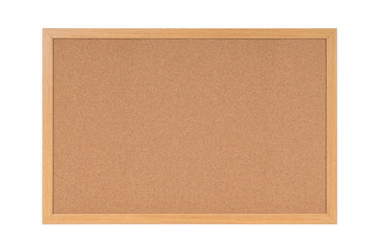 Bi-Office Earth Cork Noticeboard with Oak Finish Frame 1800x1200mm REC8501233