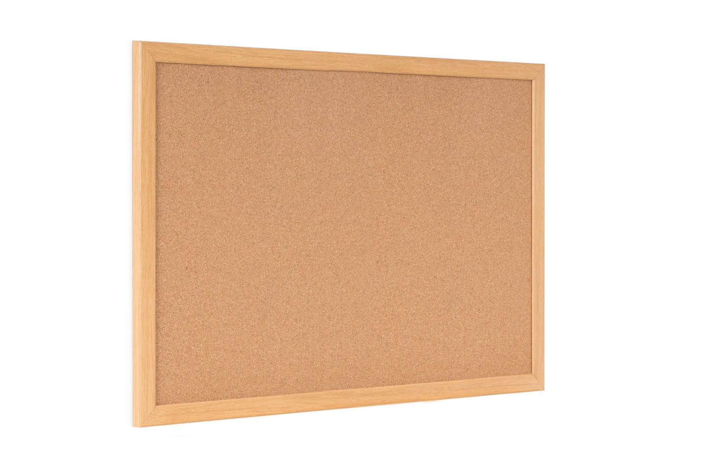 Bi-Office Earth Cork Noticeboard with Oak Finish Frame 1800x1200mm REC8501233