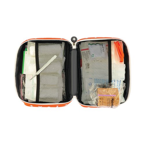 Safety First Aid Group Hiking and Camping First Aid Kit Orange KR202