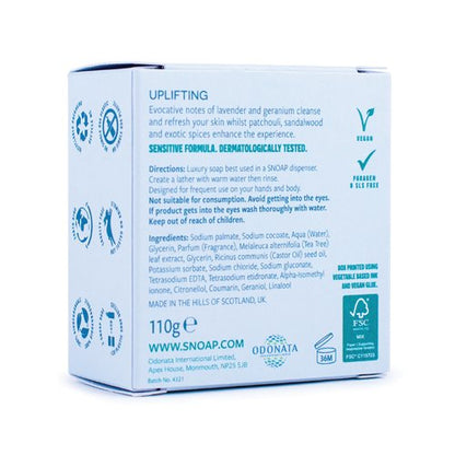 Snoap Uplifting Lavender + Geranium Soap PPUS1