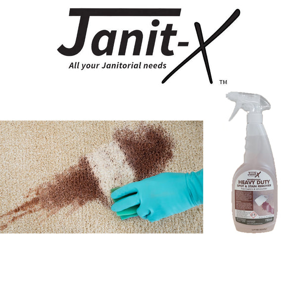 Janit-X Professional Heavy Duty Spot & Stain Remover 750ml Carpet & Upholstery.