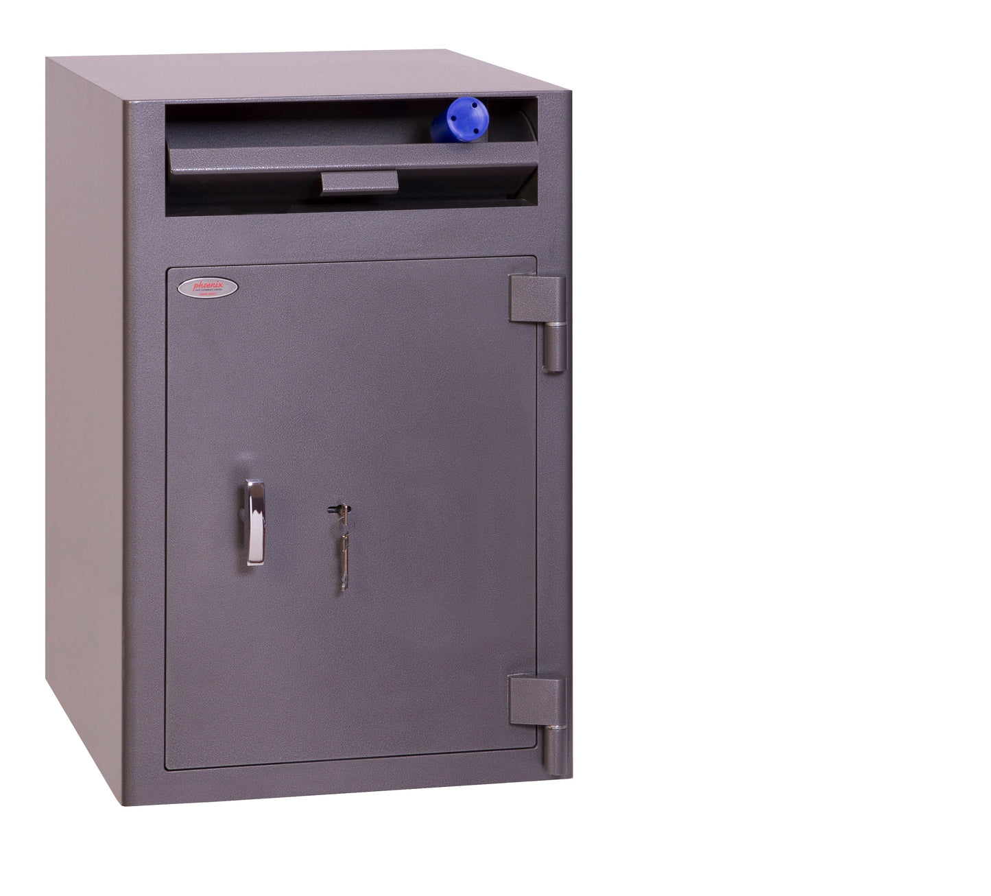Phoenix Cash Deposit Size 3 Security Safe Key Lock Graphite Grey SS0998KD