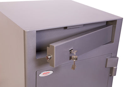 Phoenix Cash Deposit Size 3 Security Safe Key Lock Graphite Grey SS0998KD