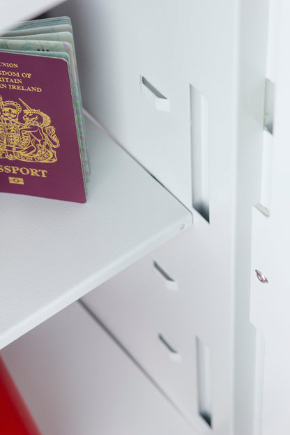 Phoenix Fortress Size 5 S2 Security Safe Key Lock White SS1185K