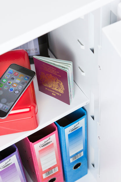 Phoenix Fortress Size 5 S2 Security Safe Key Lock White SS1185K