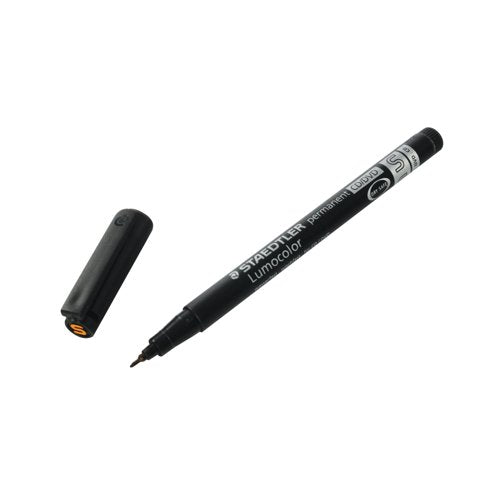 Staedtler Lumocolour CD/DVD Marker Pen Super Fine Black (Pack of 10) 310CDS9