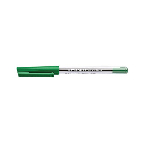 Staedtler Stick 430 Ballpoint Pen Green (Pack of 10) 430M-5