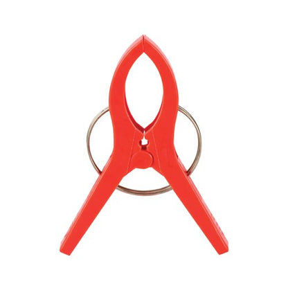 Status Multi Coloured Beach Towel Clip Assorted (Pack of 4) SCLIPBEACHTC
