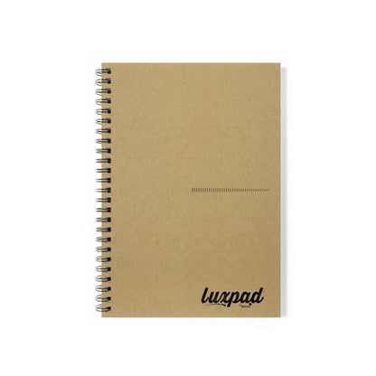 Silvine Luxpad Recycled Hardback Kraft Notebook 160pp A5 THBPINA5KR