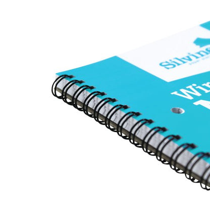 Silvine Envrionmentally Friendly Wirebound Notebook 160 Pages A5 (5 Pack) FSCTWA5