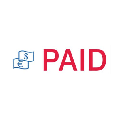 Trodat Office Printy Stamp - Paid 77302