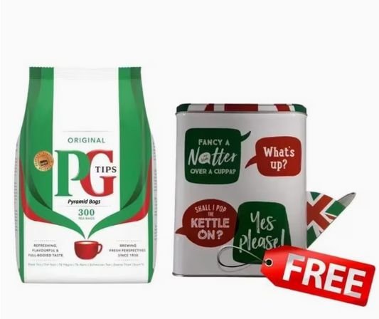 1 x 300 PG Tips PYRAMID Tea Bags | Free Caddy Offer