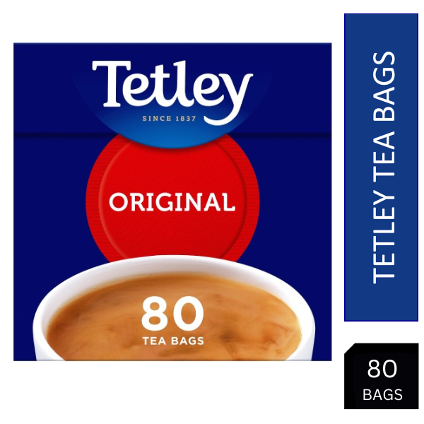 Tetley 80s 2-Cup Tea Bags Retail 250g | Special Offer 3 Pack Bundle