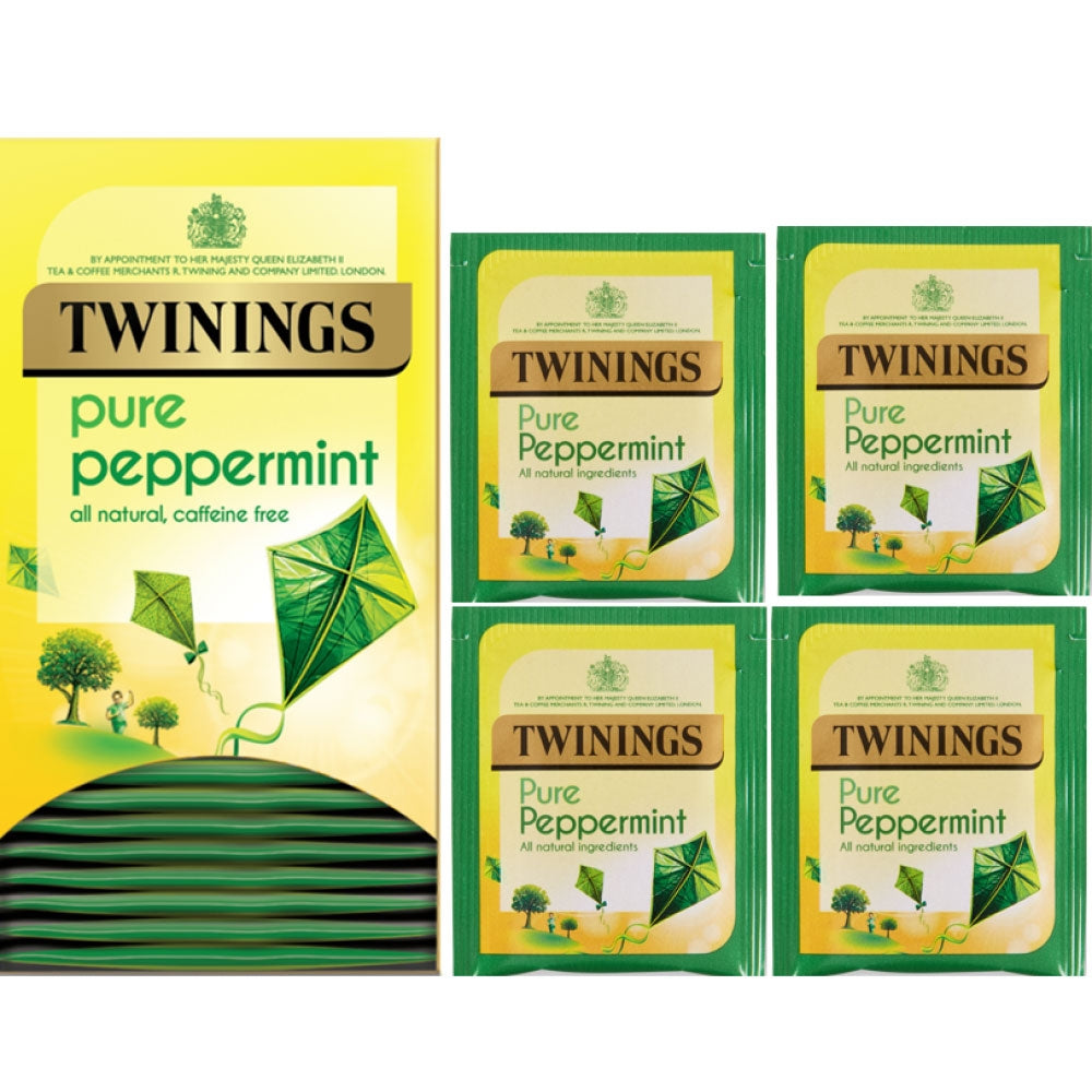 Twinings Pure Peppermint Herbal Infusion Enveloped Tea Bags (Pack of 20)