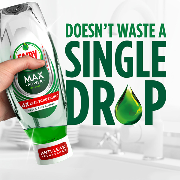 Fairy Max Power Original Washing Up Liquid 630ml