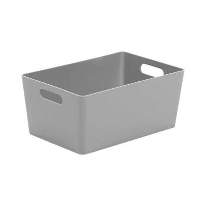 Wham Grey Rectangular Studio Basket 4.02 3.9 Litre - UK BUSINESS SUPPLIES