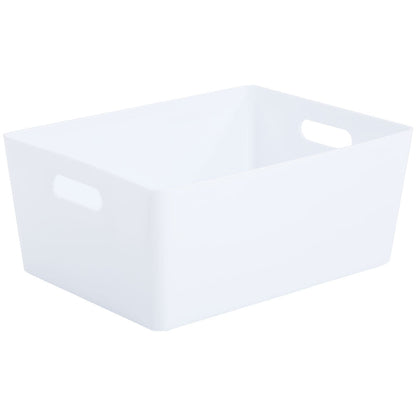 Wham White Rectangular Studio Basket 5.02 11.5 Litre - UK BUSINESS SUPPLIES