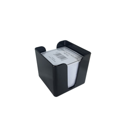 Value Deflecto Cubic Note Block and Holder Black inc 750 Sheets paper.