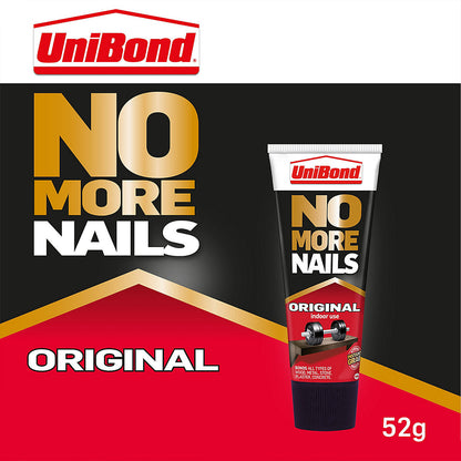 Unibond 1430100 No More Nails Original Mini Tube - 52 G, White