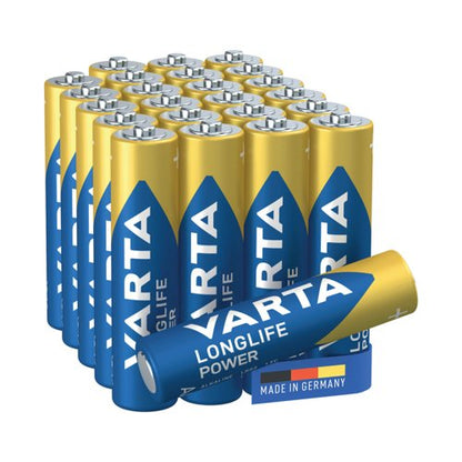 Varta Loglife Power AAA Alkaline Battery 1.5V (Pack of 24) 4903121134