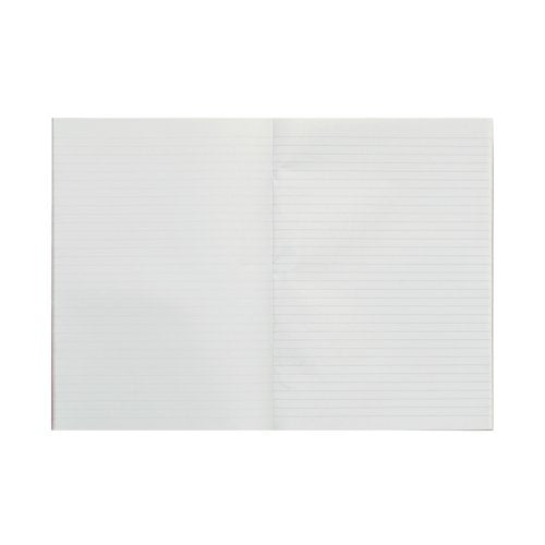 Rhino Exercise Book 8mm/Plain 64 Pages A4 Red (Pack of 50) VC48379