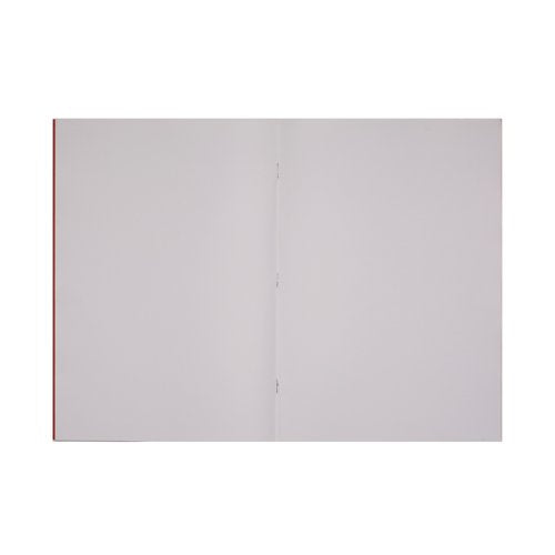 Rhino Exercise Book A4+ Plain 80 Pages Red (Pack of 50) VC50452