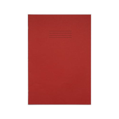 Rhino Exercise Book Plain 48 Pages A4+ Red (Pack of 50) VDU048-010-0