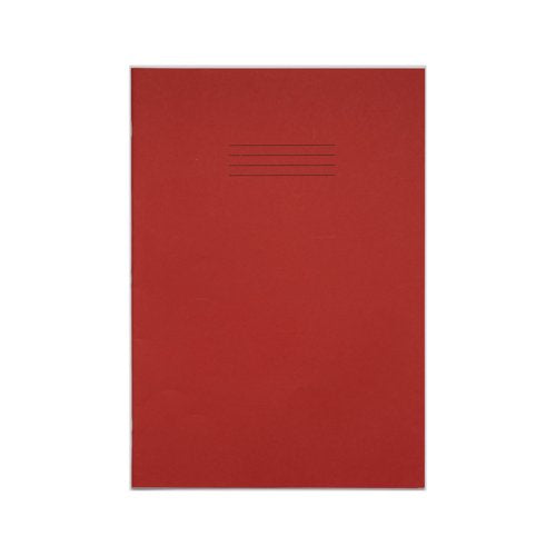 Rhino Exercise Book Plain 48 Pages A4+ Red (Pack of 50) VDU048-010-0