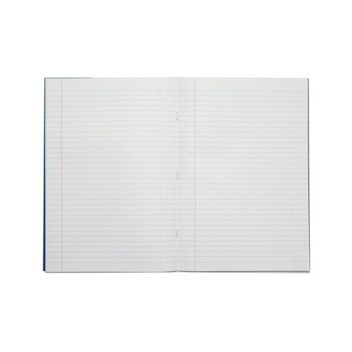 Rhino Exercise Book 80 Page 13x9in 8mm Ruled Dark Blue Contract (Pack of 50) VDUV080-277-4