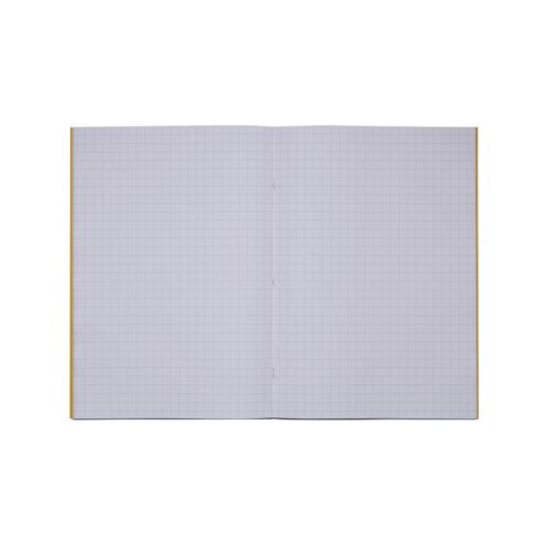 Rhino Exercise Book 80 Page A4 10mm Squares Yellow Contract (Pack of 50) VEXV668-215-0