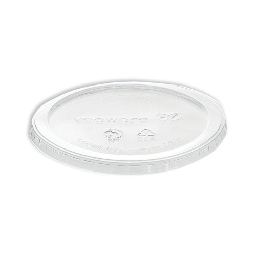 Vegware Deli Container Lid Round 8-32oz Clear (Pack of 500) VDC-120H
