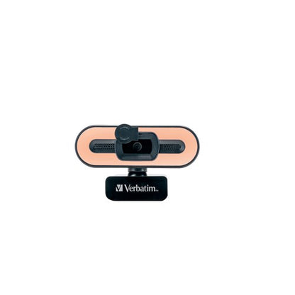 Verbatim AWC-02 Full HD 1080P Autofocus Webcam Microphone/Light 49579