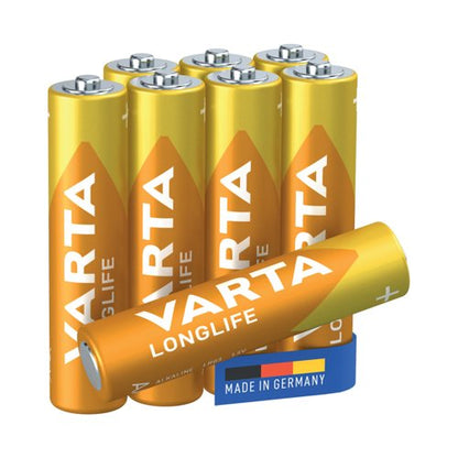 Varta Longlife AAA Battery (Pack of 8) 04103101418