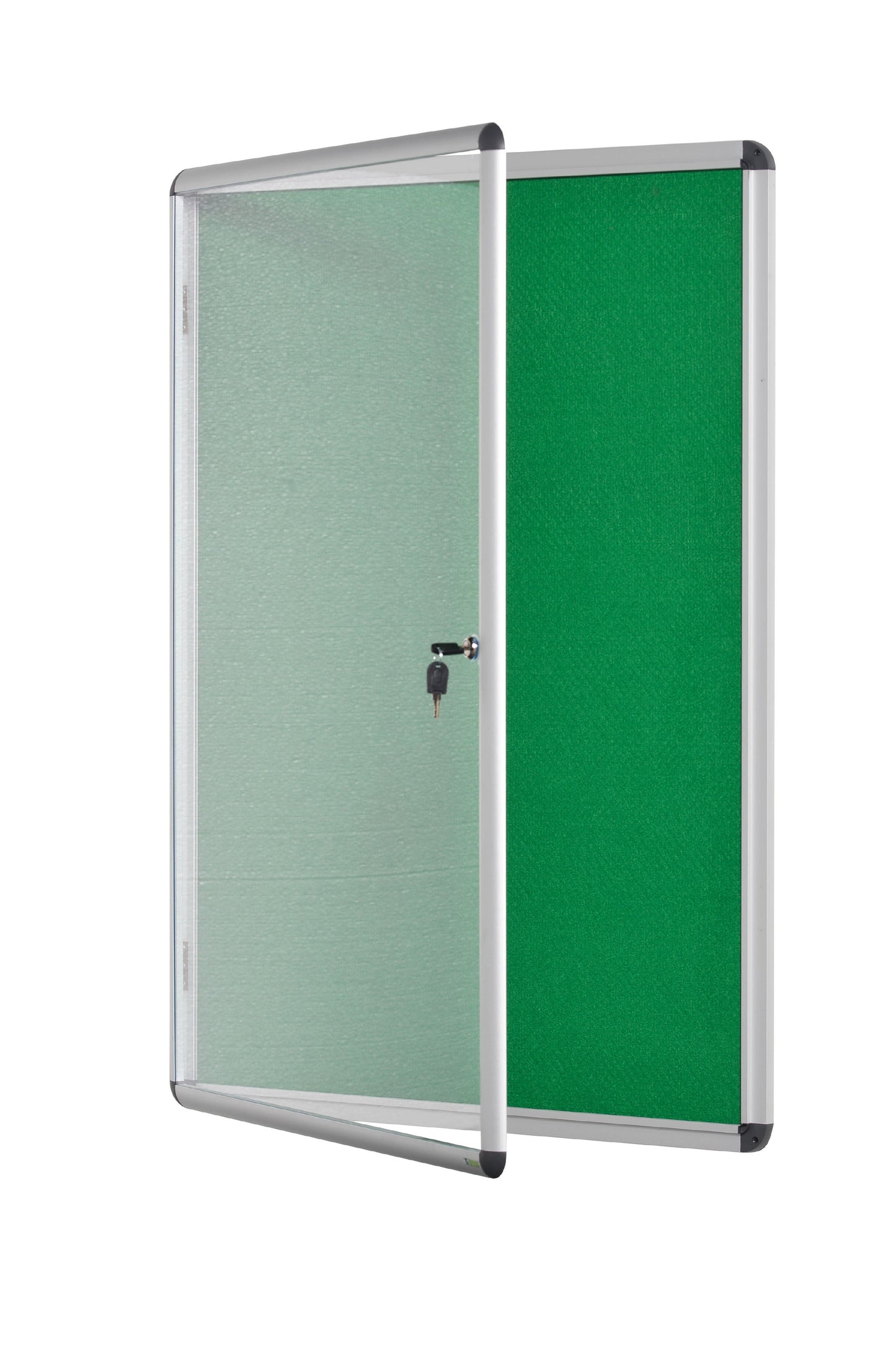 Bi-Office Enclore Green Felt Lockable Noticeboard Display Case 9 x A4 720x981mm - VT630102150