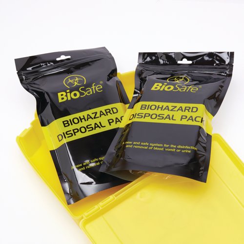 Wallace Cameron Biosafe Body Fluid Clean-Up Kit Yellow 51006
