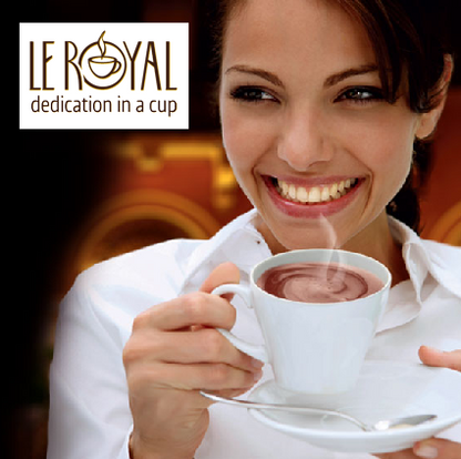 Le Royal Choco Blue 16% Chocolate 1- 10kg Pouches Premium Vending Chocolate