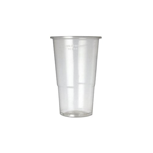 Plastic Half Pint Glass (Pack of 50) WX10429