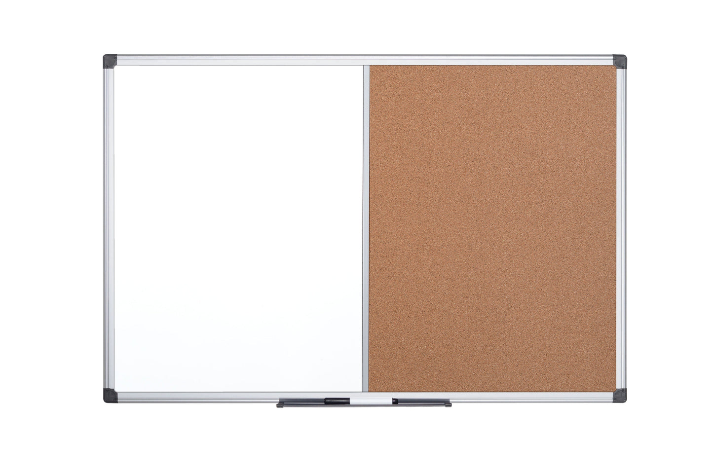 Bi-Office Maya Combination Board Cork/Non Magnetic Whiteboard Aluminium Frame 1200x900mm - XA0502170