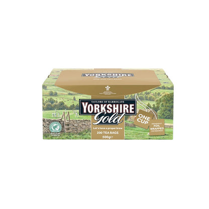 Yorkshire Gold Envelope String & Tag Tea Bags 1 x 200