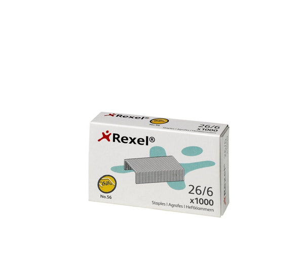 RexelStaples No56 26/6 (Pack 1000) ACCO6131 - ONE CLICK SUPPLIES
