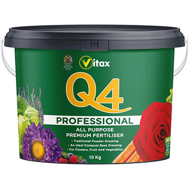 Vitax Q4 Professional All-Purpose Fertiliser 10kg - ONE CLICK SUPPLIES