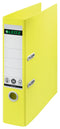 Leitz 180 Recycle Lever Arch File A4 80mm Spine Yellow 10180015 - ONE CLICK SUPPLIES