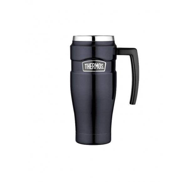 Thermos Stainless Midnight Blue Travel Mug 470ml - ONE CLICK SUPPLIES