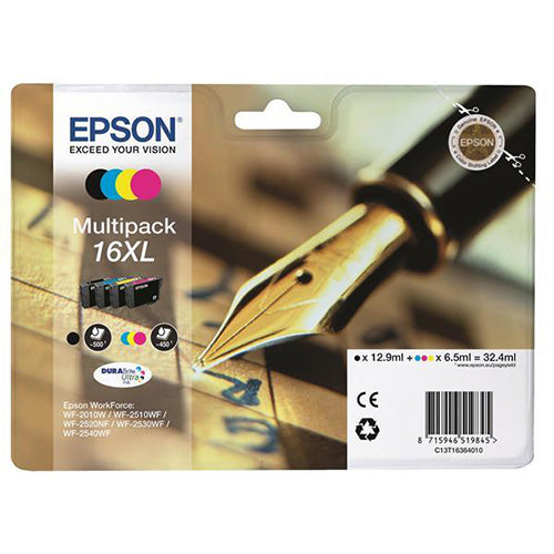 Epson T1621 16XL MultiPack Code C13T16364010 - ONE CLICK SUPPLIES