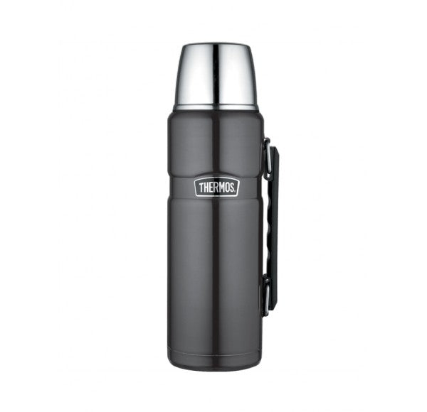 Thermos Stainless Gun Metal Flask 1.2 Litre - ONE CLICK SUPPLIES